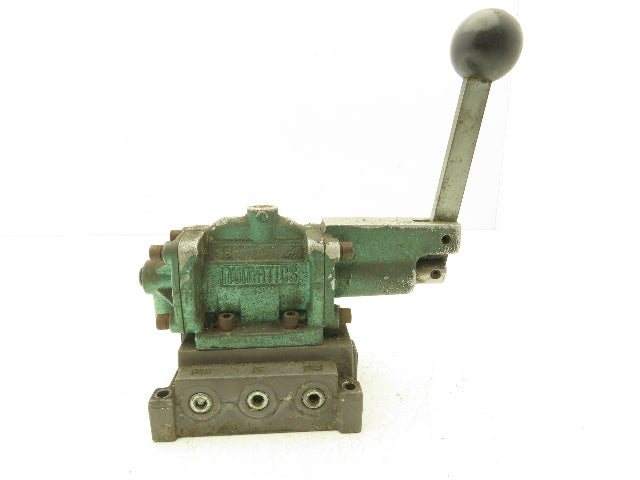 Numatics 32HLD4430 Directional Manual Lever Valve 2-Position 5-Port 1/4"Manifold