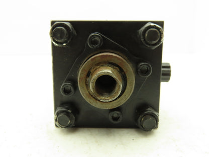 Schrader Bellows Pneumatic Air Cylinder 2" Bore 0.75" Stroke Double Rod 250 PSI