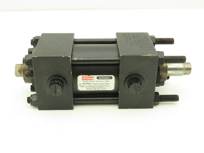 Schrader Bellows Pneumatic Air Cylinder 2" Bore 0.75" Stroke Double Rod 250 PSI