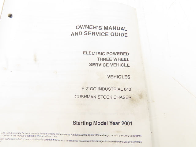 EZGO 640 Stockchaser Motor Control Assembly Wire Harness W/1204-027 Controller