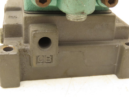 Numatics 34HLD4410 Directional Manual Lever Valve 2-Position 5-Port 1/4"Manifold