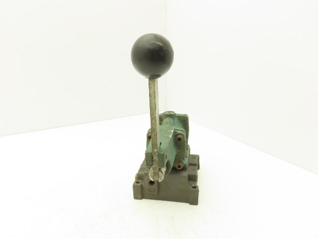 Numatics 34HLD4410 Directional Manual Lever Valve 2-Position 5-Port 1/4"Manifold