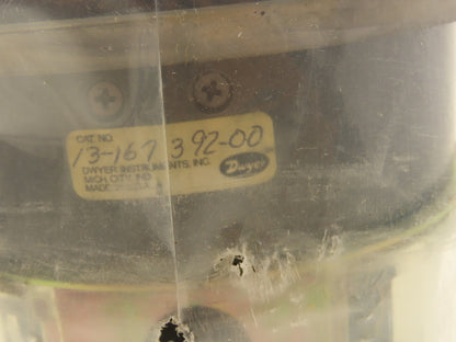 Dwyer 13-167392-00 Photohelic Pressure Switch/Guage 0-25 H2O /120V 10A 50/60HZ