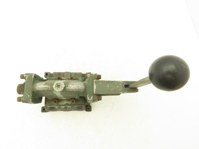 Numatics 34HLS5430 Directional Manual Lever Valve 3-Pos Spring Return 1/2"NPT