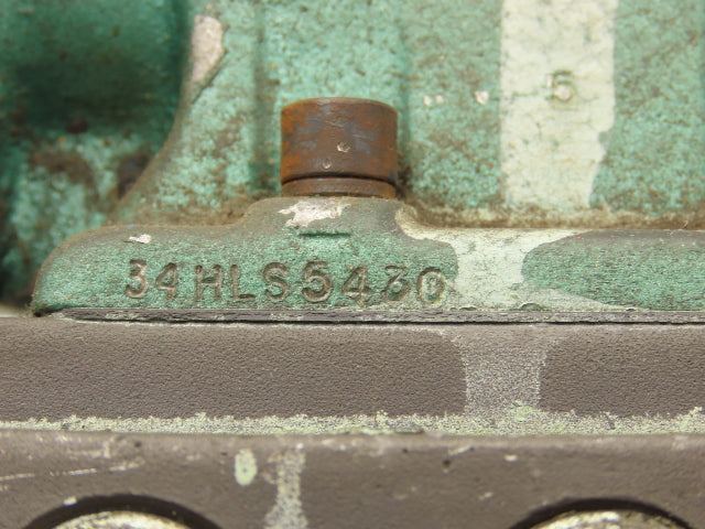 Numatics 34HLS5430 Directional Manual Lever Valve 3-Pos Spring Return 1/2"NPT