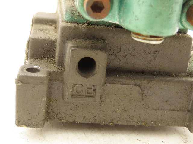 Numatics 34HLS5430 Directional Manual Lever Valve 3-Pos Spring Return 1/2"NPT