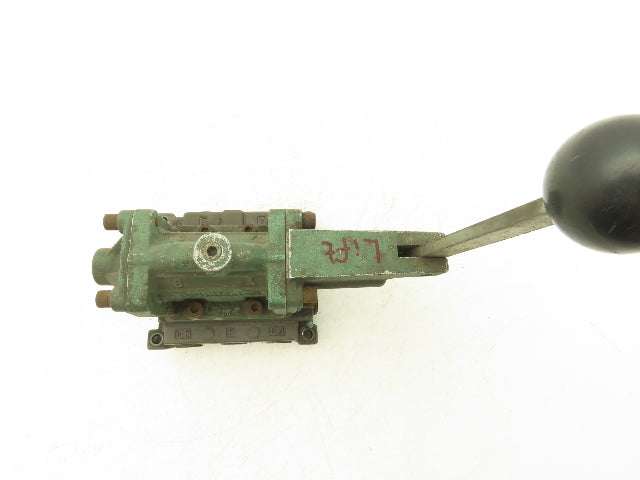 Numatics 32HLD4430 Directional Manual Lever Valve 2-Position 5-Port 1/2"NPT