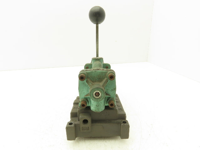 Numatics 32HLD4430 Directional Manual Lever Valve 2-Position 5-Port 1/2"NPT