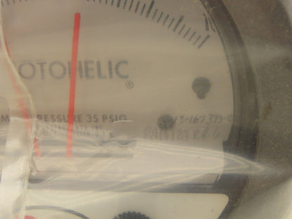 Dwyer 13-167393-00 Photohelic Pressure Switch/Guage 0-10 H2O/ 120V 10A 50/60HZ