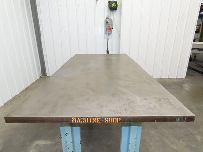 Vintage Precision Steel Welding Layout Table 71-1/2x36" Cast Iron 1-3/8" Top