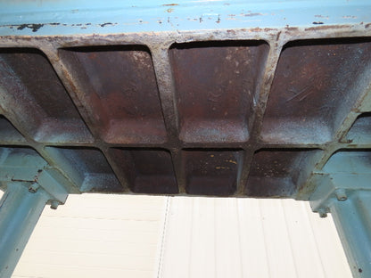 Vintage Precision Steel Welding Layout Table 71-1/2x36" Cast Iron 1-3/8" Top