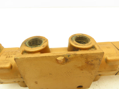 Versa VBH-5407 Directional Manual Lever Valve 3-Pos Spring Return 5-Port 3/8"NPT