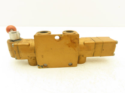 Versa VBH-5407 Directional Manual Lever Valve 3-Pos Spring Return 5-Port 3/8"NPT