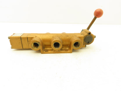 Versa VBH-5407 Directional Manual Lever Valve 3-Pos Spring Return 5-Port 3/8"NPT