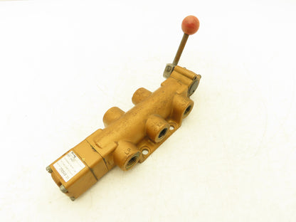 Versa VBH-5407 Directional Manual Lever Valve 3-Pos Spring Return 5-Port 3/8"NPT