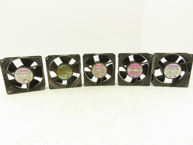 Minebea 4715PS-22T-B30 Cooling Fan 4 1/2" 220VAC 1 Phase 50/60 HZ Lot Of 5