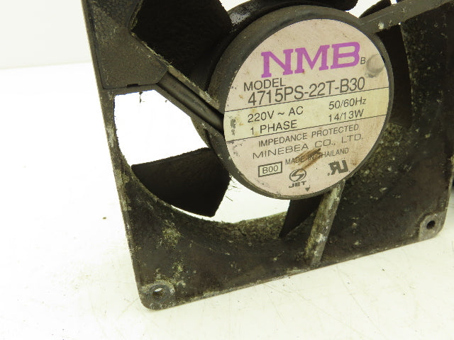 Minebea 4715PS-22T-B30 Cooling Fan 4 1/2" 220VAC 1 Phase 50/60 HZ Lot Of 5