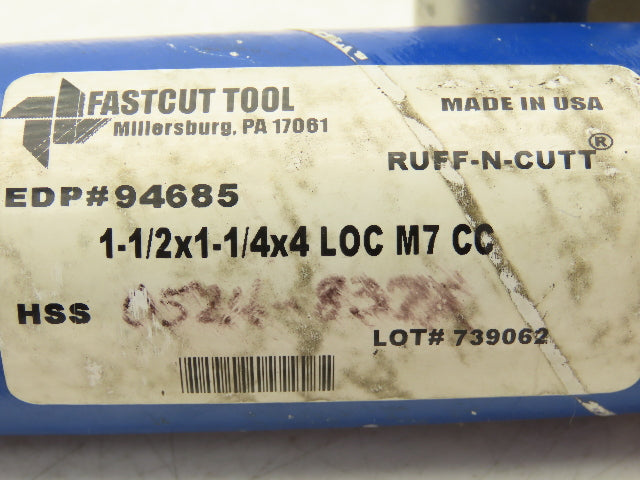 Fastcut Tool 94685 Acculead Three Flute Coarse Pitch Rougher 1.5"Dia 1.25"Shank