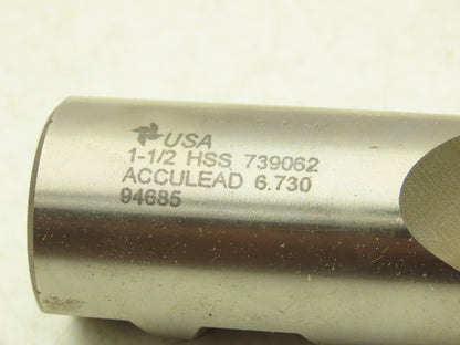 Fastcut Tool 94685 Acculead Three Flute Coarse Pitch Rougher 1.5"Dia 1.25"Shank