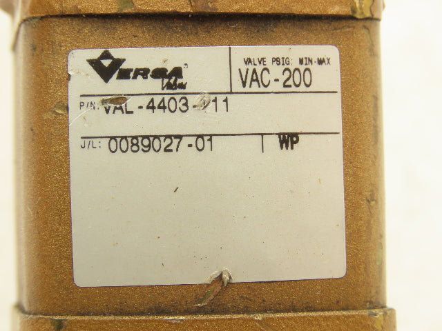 Versa VAL-4403-111 Directional Manual Lever Valve 3-Position 5-Port 3/8"NPT
