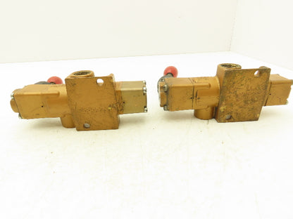 Versa SA-3501-72 Directional Manual Lever Valve 3-Pos 3-Way 1/2"NPT Lot of 2