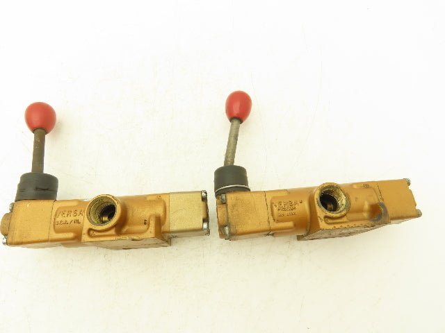 Versa SA-3501-72 Directional Manual Lever Valve 3-Pos 3-Way 1/2"NPT Lot of 2