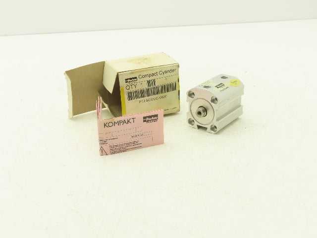 Parker P1J-S032DS-0020 Pneumatic Compact Cylinder Bore 32mm x Stroke 20mm