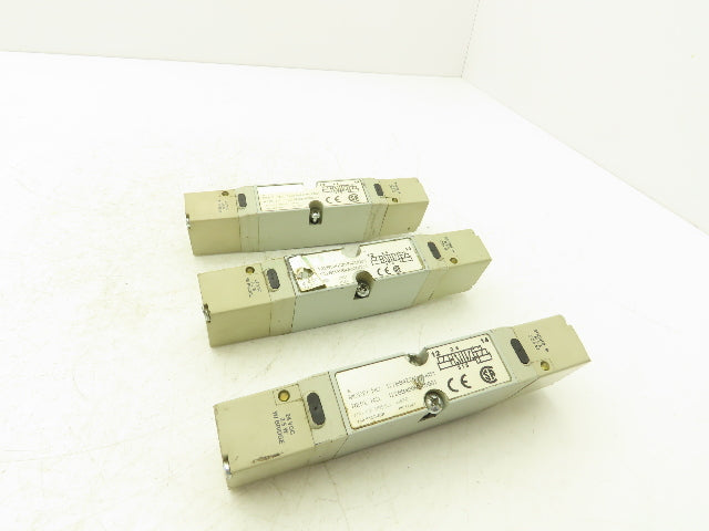 Numatics 122BB4Z2MN00061 Solenoid Valve 150PSIG 24VDC 2.5W W/Bridge Lot of 3