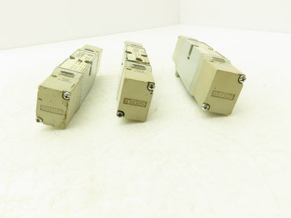 Numatics 122BB4Z2MN00061 Solenoid Valve 150PSIG 24VDC 2.5W W/Bridge Lot of 3