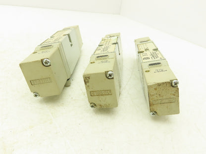 Numatics 122BB4Z2MN00061 Solenoid Valve 150PSIG 24VDC 2.5W W/Bridge Lot of 3