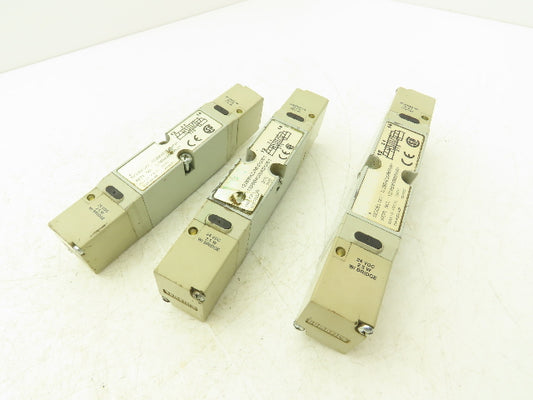 Numatics 122BB4Z2MN00061 Solenoid Valve 150PSIG 24VDC 2.5W W/Bridge Lot of 3