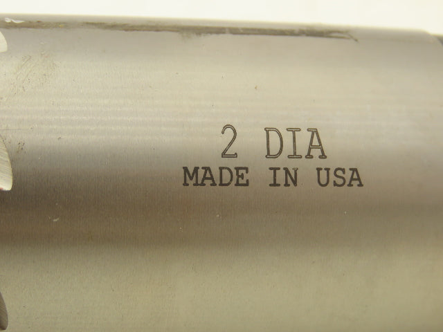 Putnam Tool 97126 Fluted Coarse Pitch Knuckle Rougher End Mill 2" Dia x 8" Flute