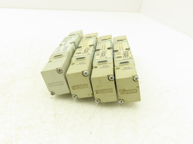 Numatics 122BB4Z2MN00061 Solenoid Valve 150 PSIG 24VDC 2.5W W/Bridge Lot Of 4