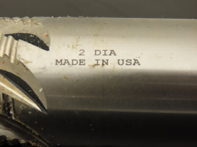 Cleveland C30776 Fluted Coarse Pitch Knuckle Rougher End Mill 2" Dia x 8" Flute