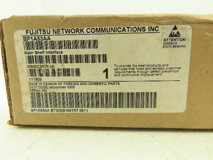 Fujitsu WMEC280KAA BP1A53AA R7 Main Shelf Interface Network Communication Module