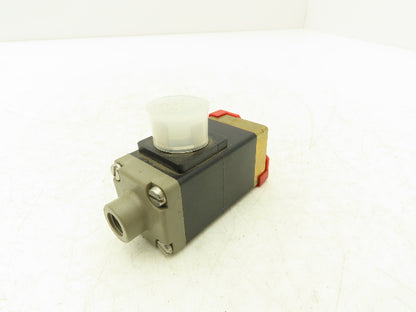 Burkert 0313 D 2.0 NBRMS Magnetic Solenoid Valve PN0-8BAR 48V 50/60 HZ 1/8"