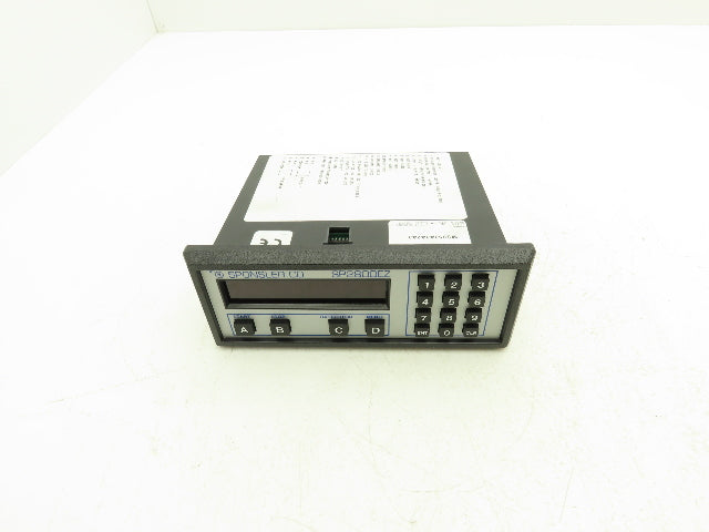 Sponsler SP2800EZ Batch Control 110VAC  3.2VA Input 12-27VDC 250mA Output