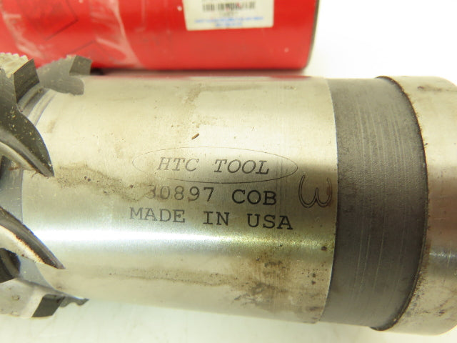 HTC Tool 30897 COB 10 Flute Coarse Rough End Mill 3" Dia x 8" Flute 30°H NC