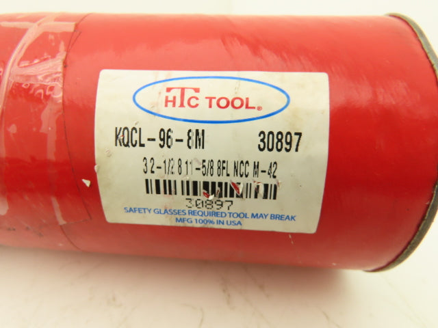 HTC Tool 30897 COB 10 Flute Coarse Rough End Mill 3" Dia x 8" Flute 30°H NC