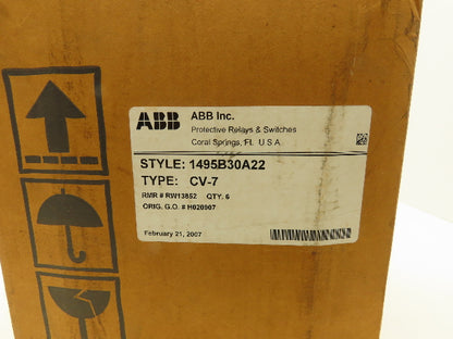 ABB 1495B30A22 Phase/Voltage Loss Over/Under Voltage Relay 120VAC