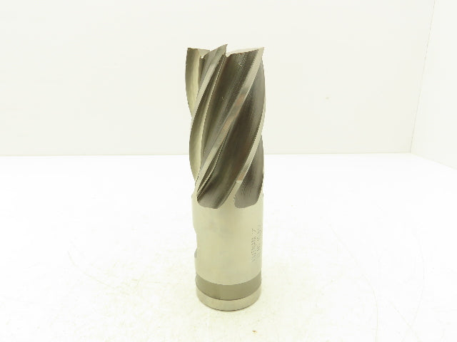 Putnam Tool PLA-333 6 Flute Coarse Rough Single End Mill HSS 2" Dia x 3" Flute