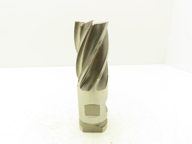 Putnam Tool PLA-333 6 Flute Coarse Rough Single End Mill HSS 2" Dia x 3" Flute