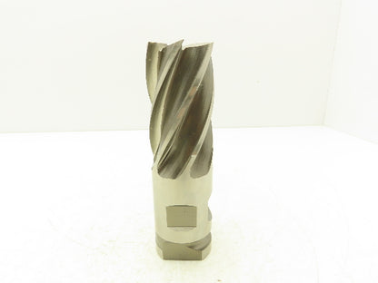 Putnam Tool PLA-333 6 Flute Coarse Rough Single End Mill HSS 2" Dia x 3" Flute