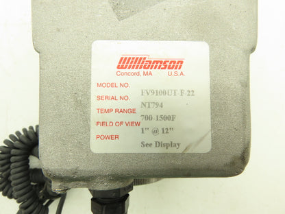 Williamson FV9100UTF22 Temperature Sensor Measurement Device 700-1500F 1" @ 12"
