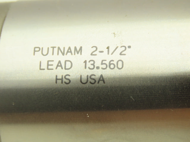 Putnam Tool PLA-563-4 4 Flute Coarse Rough Single End Mill 2.5" Dia x 6" Flute
