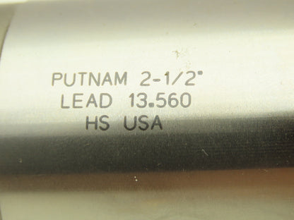Putnam Tool PLA-563-4 4 Flute Coarse Rough Single End Mill 2.5" Dia x 6" Flute