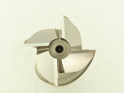 Putnam Tool PLA-563-4 4 Flute Coarse Rough Single End Mill 2.5" Dia x 6" Flute