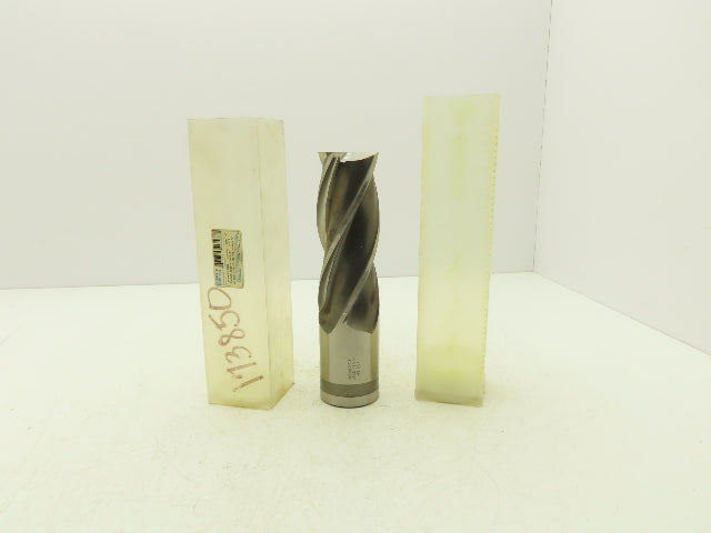 Putnam Tool PLAC-565-4 4 Flute Coarse Rough Single End Mill 2.5" Dia x 6" Flute