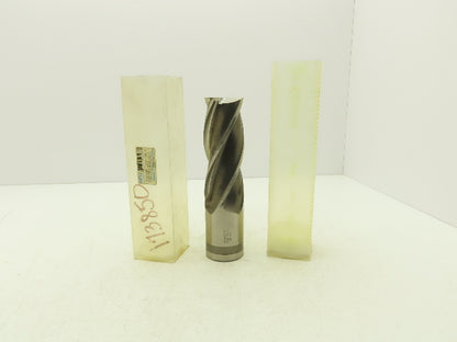 Putnam Tool PLAC-565-4 4 Flute Coarse Rough Single End Mill 2.5" Dia x 6" Flute