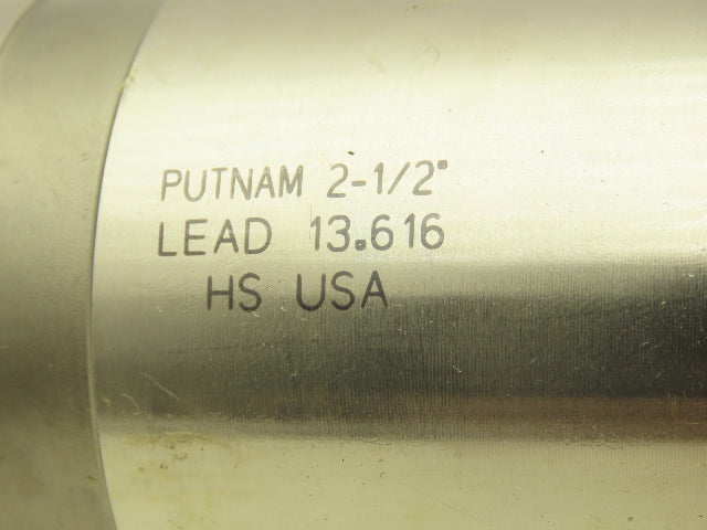 Putnam Tool PLAC-565-4 4 Flute Coarse Rough Single End Mill 2.5" Dia x 6" Flute